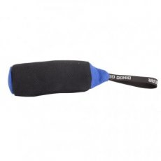 Nylon trainingsspeelgoed Cilinder 25x8cm - zwart/blauw